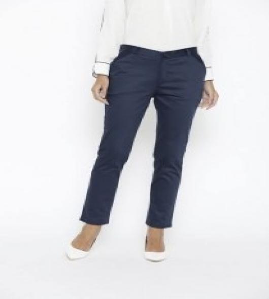 Blue chinos pant for woman