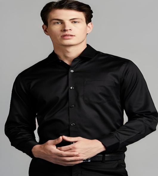 Black plan  shirt