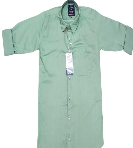 light green shirt