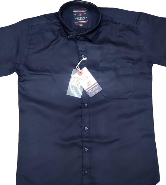 neavy blue shirt