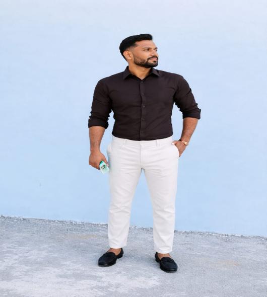 CHOCOLATE BROWN SHIRT