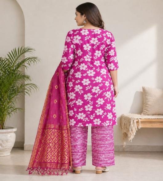 PINK KURTI SET