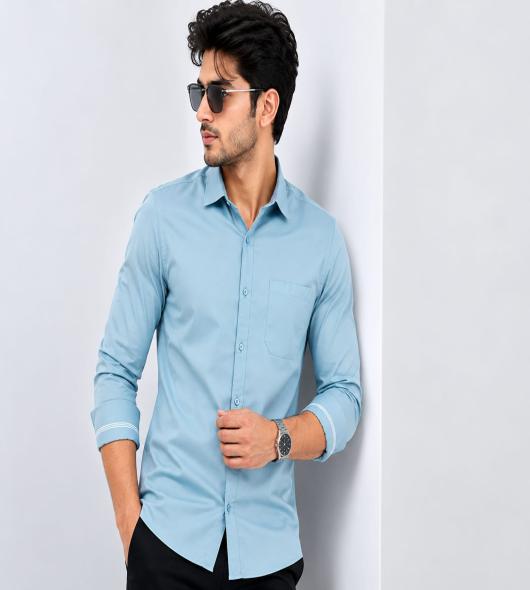 light sky blue shirt