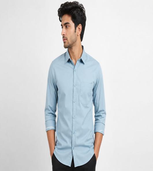 light sky blue shirt