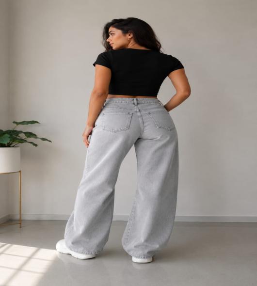 GREY BAGGY PANT