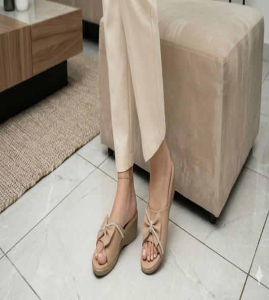 open toe wedge sandals