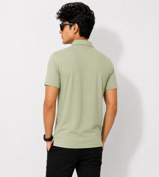 Pista Half Zip Polo