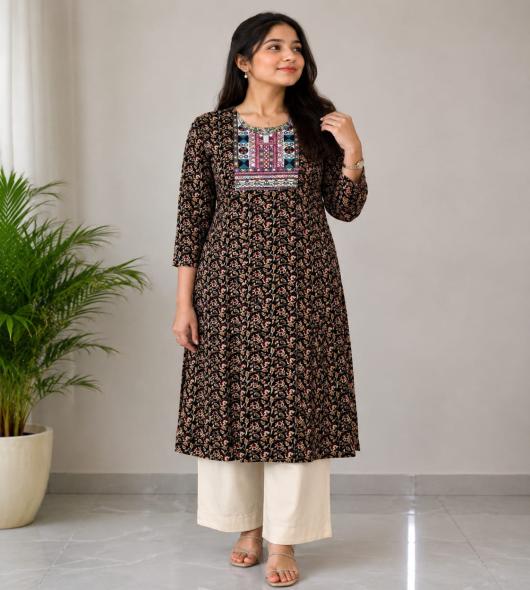 Kurti plazza set