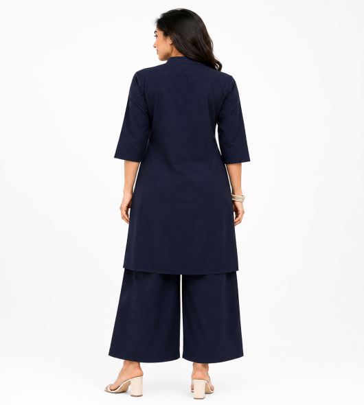 Nevy blue cotset